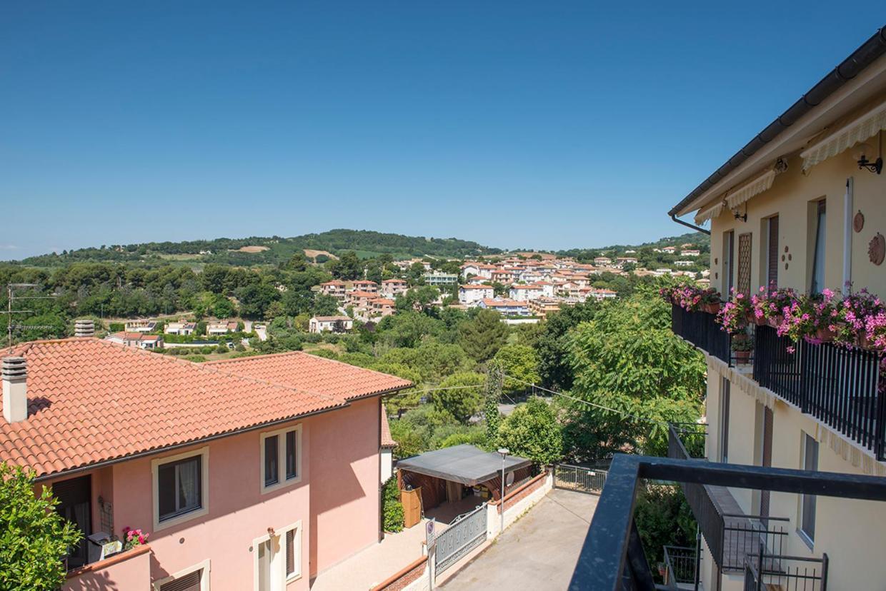 S270 - Sirolo, Quadrilocale In Centro Con Vista Panoramica Daire Dış mekan fotoğraf